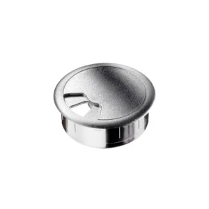 Pasacables, Ø 60 mm , Aspecto cromo brillante