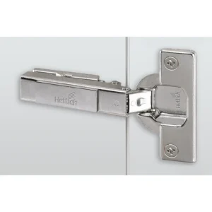 Bisagra recta para puertas gruesas Intermat, grosores de puerta hasta 32 mm (Intermat 9936), Solapado, Ángulo de apertura 95°, esquema de taladros TS 48 x 6 mm, montaje directo (ø 10 x 11)