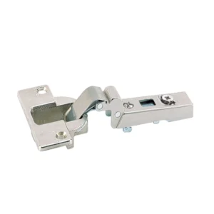 Intermat bisagra para puertas de grandes espesores Spezial, grosor de puerta hasta 43 mm (Intermat 9935), Semisolapado, Ángulo de apertura 95°, esquema de taladros TH 52 x 5,5 mm, montaje con tirafondos