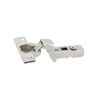 Bisagra superacodada para puertas gruesas Intermat, grosores de puerta hasta 32 mm (Intermat 9936), Arremetido, Ángulo de apertura 95°, esquema de taladros TH 52 x 5,5 mm, montaje con tirafondos