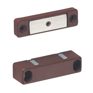 Pestillo magnético M 92 / GP 7, 40 N, Blanco pasivado