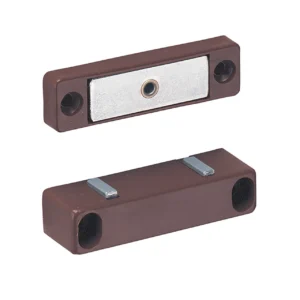 Pestillo magnético M 93 / GP 8, 50 N, Blanco pasivado