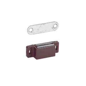 Pestillo magnético M 72 / GP 2, 40 N, Blanco pasivado