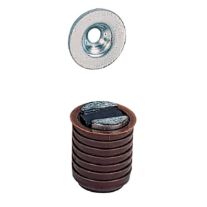 Pestillo magnético M 73 / GP 9, 40 N, Blanco pasivado