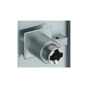 Cerradura de bombillo para puerta corredera para cilindro interior sustituible para armarios de puerta corredera de 2 puertas