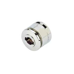 Cerradura de bombillo para puerta de cristal tipo 320, aspecto aluminio