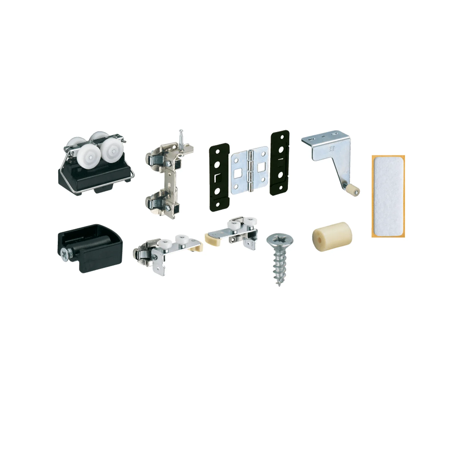 Set 1 Wing 77, 1 puerta plegable corredera con 2 hojas