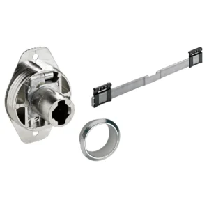 Cerradura de bombillo para puerta corredera para armarios de puerta corredera de 3 puertas