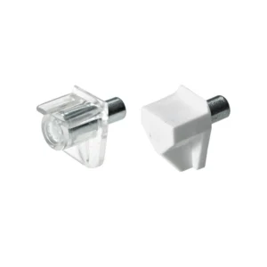 Soportes de baldas Safety , ø 3 mm, Acero transparente