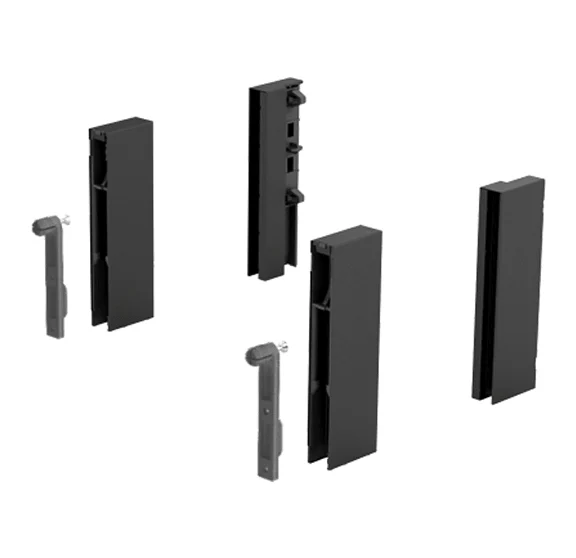 Adaptador DesignSide ArciTech, 124 mm, Altura del sistema / costado 218/ 94, 250/126, antracita