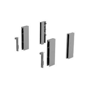 Adaptador DesignSide ArciTech, 124 mm, Altura del sistema / costado 218/ 94, 250/126, plata, Izquierda + Derecha