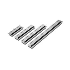 Pasacables, 70 mm x 600 mm , aspecto aluminio