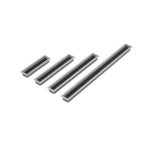 Pasacables, 53 mm x 600 mm , aspecto aluminio