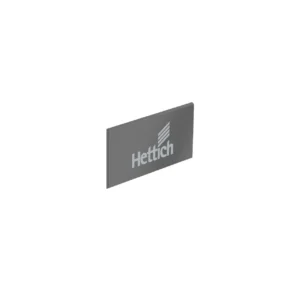 ArciTech Tapa, antracita con logotipo Hettich