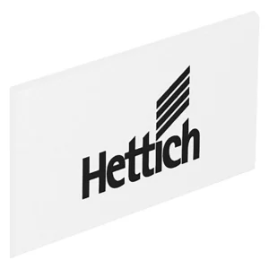 ArciTech Tapa, Blanco con logotipo Hettich