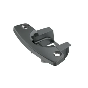 Selekta Cazoleta TX 32, 52 x 9 mm, montaje con tirafondos, Negro