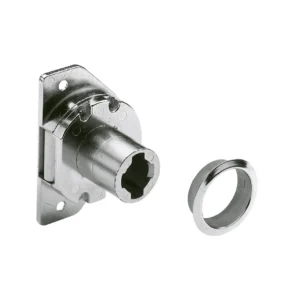 Cerradura de cilindro interior para persiana enrollable para bombillos intercambiables Z23, ø 18 mm, a la derecha