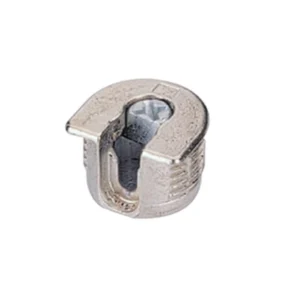 Conjunto de unión de excéntrica VB 35 M / 16 para baldas de 16 mm con nervio, Niquelado